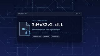 Visuel technique du fichier 3dfx32v2.dll, bibliothèque de liens dynamiques de Windows