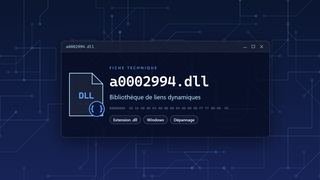 Visuel technique du fichier a0002994.dll, bibliothèque de liens dynamiques de Windows