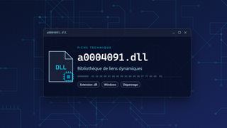 Visuel technique du fichier a0004091.dll, bibliothèque de liens dynamiques de Windows