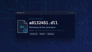 Visuel technique du fichier a0132451.dll, bibliothèque de liens dynamiques de Windows