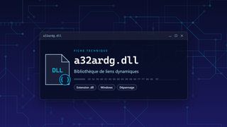 Visuel technique du fichier a32ardg.dll, bibliothèque de liens dynamiques de Windows