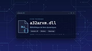 Visuel technique du fichier a32arxm.dll, bibliothèque de liens dynamiques de Windows