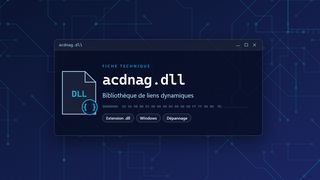 Visuel technique du fichier acdnag.dll, bibliothèque de liens dynamiques de Windows