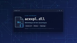 Visuel technique du fichier acexpl.dll, bibliothèque de liens dynamiques de Windows