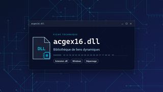 Visuel technique du fichier acgex16.dll, bibliothèque de liens dynamiques de Windows
