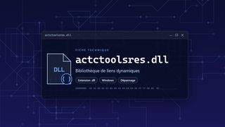 Visuel technique du fichier actctoolsres.dll, bibliothèque de liens dynamiques de Windows