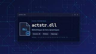 Visuel technique du fichier actstr.dll, bibliothèque de liens dynamiques de Windows