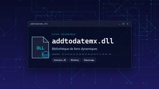 Visuel technique du fichier addtodatemx.dll, bibliothèque de liens dynamiques de Windows
