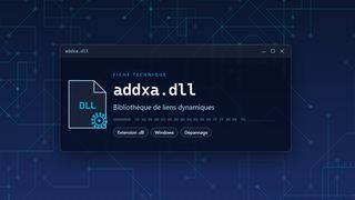 Visuel technique du fichier addxa.dll, bibliothèque de liens dynamiques de Windows