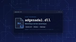 Visuel technique du fichier adgesada1.dll, bibliothèque de liens dynamiques de Windows