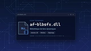Visuel technique du fichier af-blbsfx.dll, bibliothèque de liens dynamiques de Windows