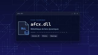 Visuel technique du fichier afcx.dll, bibliothèque de liens dynamiques de Windows