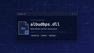 Visuel technique du fichier albudbps.dll, bibliothèque de liens dynamiques de Windows