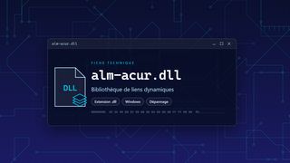 Visuel technique du fichier alm-acur.dll, bibliothèque de liens dynamiques de Windows