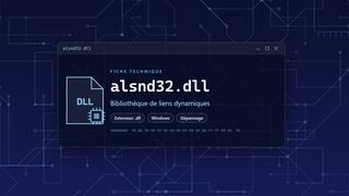 Visuel technique du fichier alsnd32.dll, bibliothèque de liens dynamiques de Windows