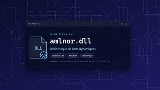 Visuel technique du fichier amlnor.dll, bibliothèque de liens dynamiques de Windows