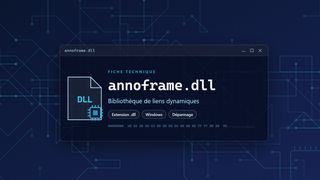Visuel technique du fichier annoframe.dll, bibliothèque de liens dynamiques de Windows