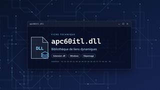 Visuel technique du fichier apc60itl.dll, bibliothèque de liens dynamiques de Windows