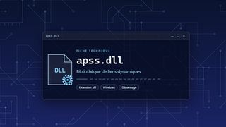 Visuel technique du fichier apss.dll, bibliothèque de liens dynamiques de Windows