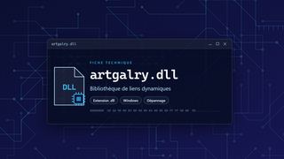 Visuel technique du fichier artgalry.dll, bibliothèque de liens dynamiques de Windows