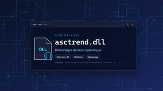 Visuel technique du fichier asctrend.dll, bibliothèque de liens dynamiques de Windows