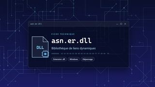 Visuel technique du fichier asn.er.dll, bibliothèque de liens dynamiques de Windows