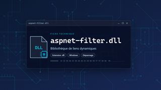 Visuel technique du fichier aspnet-filter.dll, bibliothèque de liens dynamiques de Windows