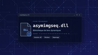 Visuel technique du fichier asymimgseq.dll, bibliothèque de liens dynamiques de Windows