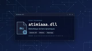 Visuel technique du fichier atimiaaa.dll, bibliothèque de liens dynamiques de Windows