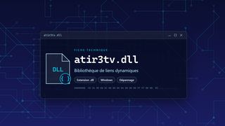 Visuel technique du fichier atir3tv.dll, bibliothèque de liens dynamiques de Windows