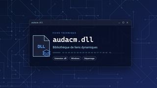 Visuel technique du fichier audacm.dll, bibliothèque de liens dynamiques de Windows