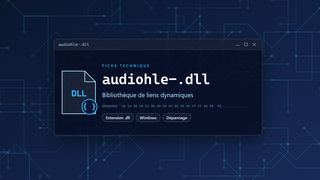 Visuel technique du fichier audiohle-.dll, bibliothèque de liens dynamiques de Windows