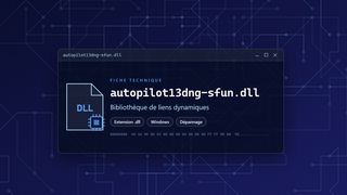 Visuel technique du fichier autopilot13dng-sfun.dll, bibliothèque de liens dynamiques de Windows