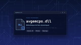 Visuel technique du fichier avgemcps.dll, bibliothèque de liens dynamiques de Windows