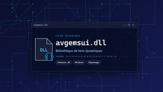 Visuel technique du fichier avgemsui.dll, bibliothèque de liens dynamiques de Windows