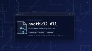 Visuel technique du fichier avgthk32.dll, bibliothèque de liens dynamiques de Windows