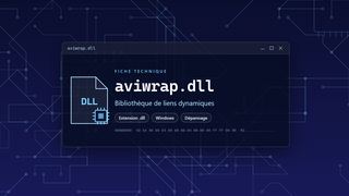 Visuel technique du fichier aviwrap.dll, bibliothèque de liens dynamiques de Windows