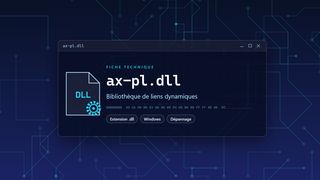 Visuel technique du fichier ax-pl.dll, bibliothèque de liens dynamiques de Windows