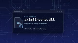Visuel technique du fichier axim5invoke.dll, bibliothèque de liens dynamiques de Windows