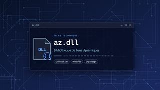 Visuel technique du fichier az.dll, bibliothèque de liens dynamiques de Windows
