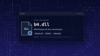 Visuel technique du fichier b4.dll, bibliothèque de liens dynamiques de Windows