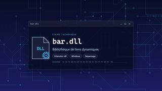Visuel technique du fichier bar.dll, bibliothèque de liens dynamiques de Windows
