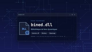 Visuel technique du fichier bined.dll, bibliothèque de liens dynamiques de Windows
