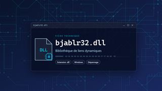 Visuel technique du fichier bjablr32.dll, bibliothèque de liens dynamiques de Windows