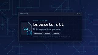 Visuel technique du fichier browselc.dll, bibliothèque de liens dynamiques de Windows