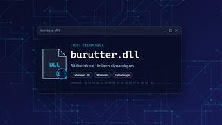 Visuel technique du fichier burutter.dll, bibliothèque de liens dynamiques de Windows