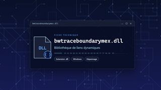 Visuel technique du fichier bwtraceboundarymex.dll, bibliothèque de liens dynamiques de Windows