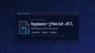 Visuel technique du fichier bypass-jfwvid.dll, bibliothèque de liens dynamiques de Windows