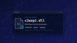 Visuel technique du fichier c2aspi.dll, bibliothèque de liens dynamiques de Windows
