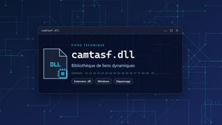 Visuel technique du fichier camtasf.dll, bibliothèque de liens dynamiques de Windows
